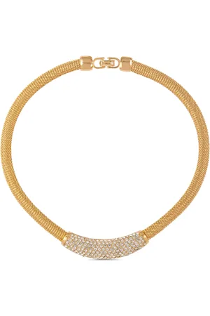 Dior 1980 Halskette mit Kristallen