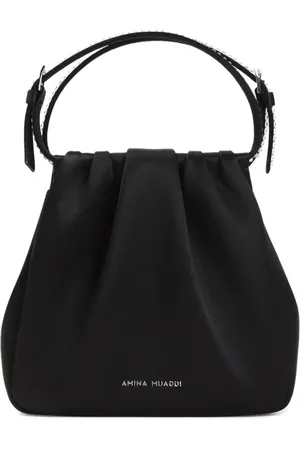 Amina Muaddi Geraffte Handtasche