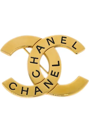 CHANEL 1998 Brosche mit CC