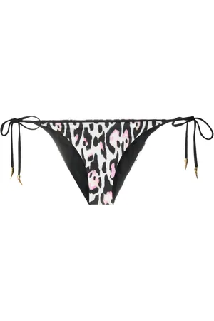 Roberto Cavalli Bikinihöschen mit Leoparden-Print
