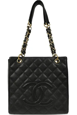 CHANEL 2003 Chain Shopping Tote Bag