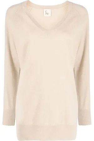 Paula Kaschmirpullover mit V-Ausschnitt