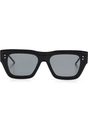 Thom Browne Sonnenbrille mit eckigem Gestell