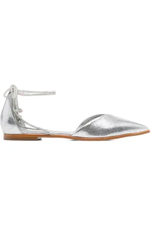 CARRANO Ballerinas im Metallic-Look