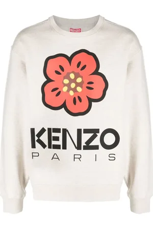 Kenzo Sweatshirt mit Mohn-Print
