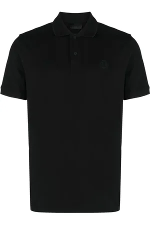 Moncler Poloshirt mit Logo-Patch
