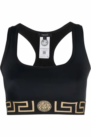 VERSACE Sport-BH mit La Greca-Muster