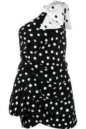 Saint Laurent Minikleid im One-Shoulder-Design