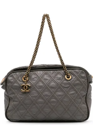CHANEL 2011 gesteppte CC Triptych Tote Bag aus Kalbsleder