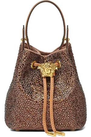 VERSACE Beuteltasche mit Strass