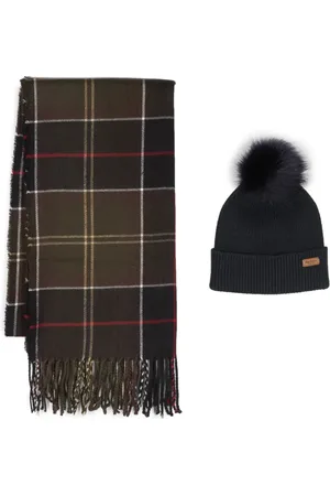 Barbour Schal mit Fransen