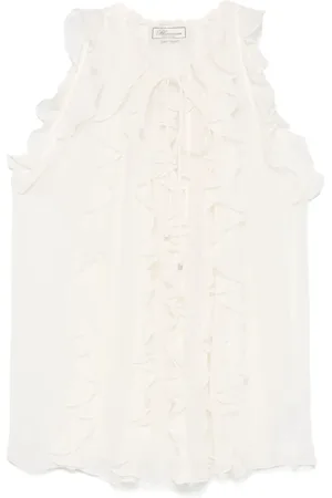 BLUMARINE Top mit Rüschen