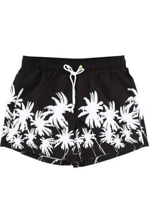 Sundek Badeshorts mit Palmen-Print