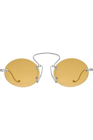 RIGARDS X Uma Wang Sonnenbrille mit ovalem Gestell