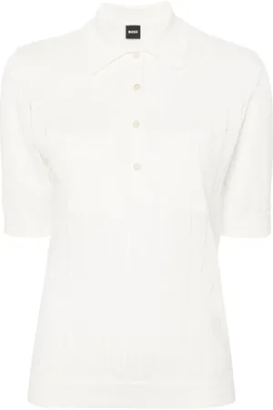HUGO BOSS Geripptes Poloshirt