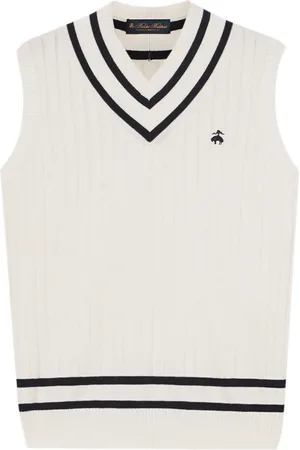 Brooks Brothers Trägershirt mit Logo-Stickerei
