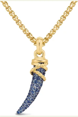 David Yurman 18kt Tusk Gelbgoldamulett 28,8mm