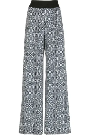 AMIR SLAMA Weite Hose mit Print