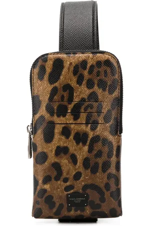 Dolce & Gabbana Smartphone-Tasche mit Leo-Print
