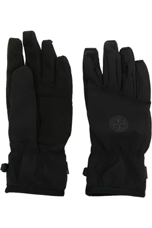 Stone Island Handschuhe mit Logo-Stickerei