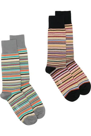 Paul Smith 2er-Set gestreifte Socken