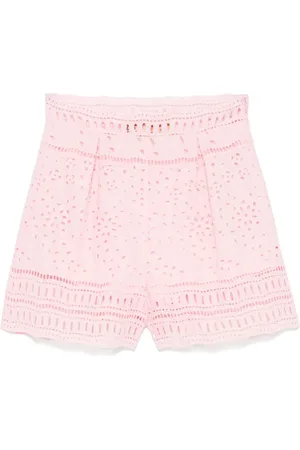ERMANNO SCERVINO Shorts mit Lochstickerei