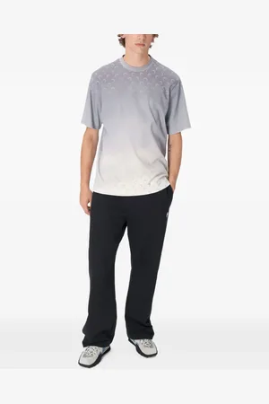 Marine Serre T-Shirt mit Mond-Print