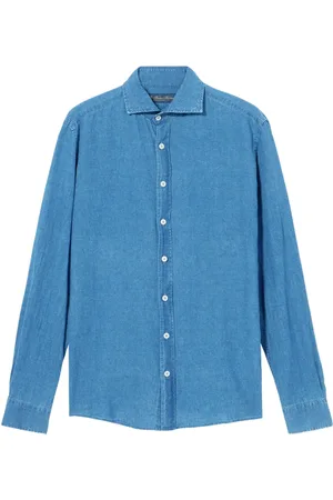 Brooks Brothers Jeanshemd mit Knopfleiste