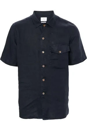 Paul Smith Kurzärmeliges Leinenhemd