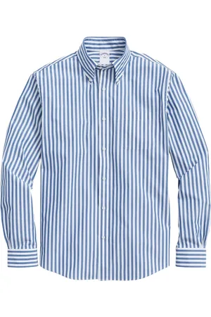 Brooks Brothers Gestreiftes Hemd mit Knopfleiste