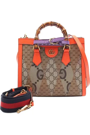 Gucci 2016-2024 kleine GG Supreme Diana Satchel-Tasche