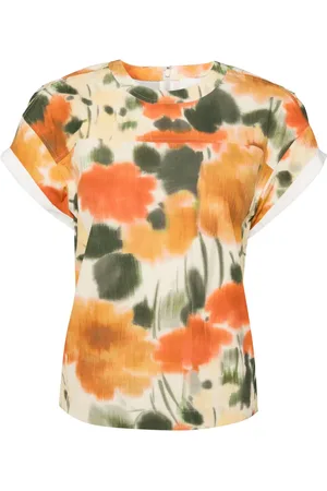 3.1 Phillip Lim Blurred Marigold Oberteil