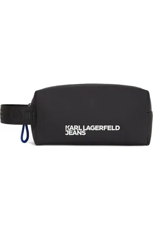 Karl Lagerfeld Kulturbeutel mit Logo-Print