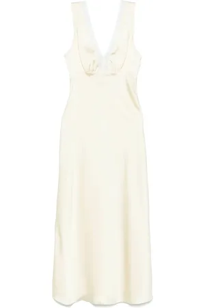 Sandro Midikleid aus Satin