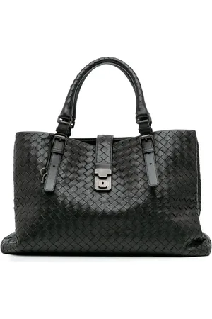 Bottega Veneta 2000-2007 mittelgroße Intrecciato Roma Tote Bag aus Nappaleder