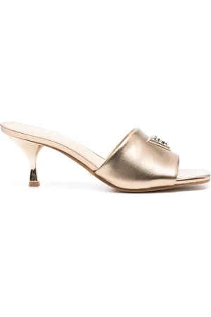 Guess Mules mit Logo-Schild 70mm