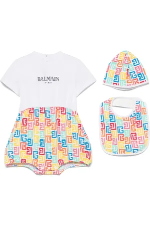 Balmain Strampler mit Logo-Print (3er-Set)