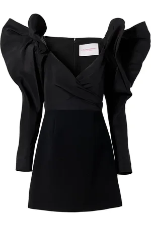 Carolina Herrera Wickel-Minikleid mit Schleife