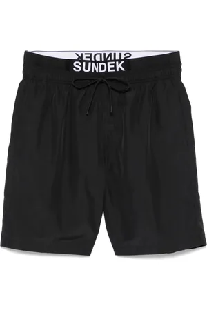 Sundek Badeshorts mit Logo-Bund