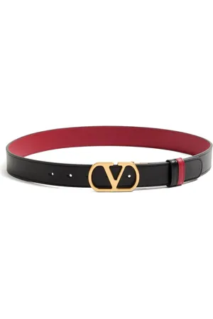VALENTINO GARAVANI VLOGO SIGNATURE REVERSIBLE SHINY CALFSKIN BELT 30 MM