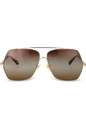 Chloé Sonnenbrille mit geometrischem Gestell