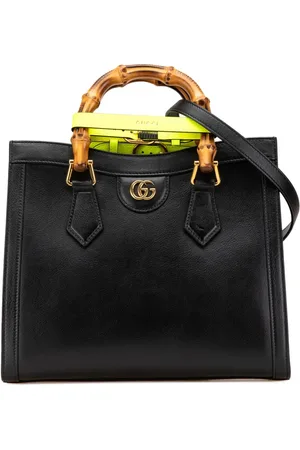 Gucci 2016-2024 kleine Bamboo Diana Satchel-Tasche aus Leder