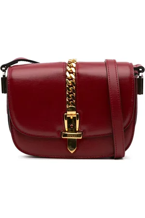 Gucci 2016-2024 mini Sylvie 1969 Umhängetasche aus Leder