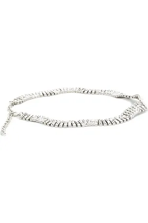 Alessandra Rich Choker mit Kristallen