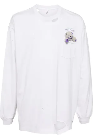 DOUBLET My Friend T-Shirt im Distressed-Look