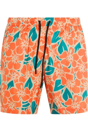 MAUNA KEA Badeshorts mit Blumen-Print