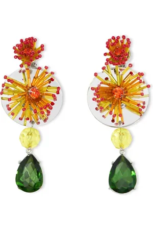 Bimba y Lola Ohrringe mit Blumenapplikation