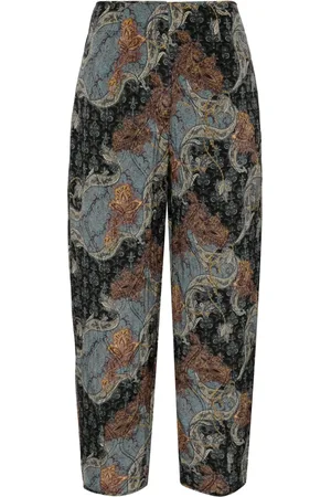 ULLA JOHNSON Tapered-Hose mit grafischem Print