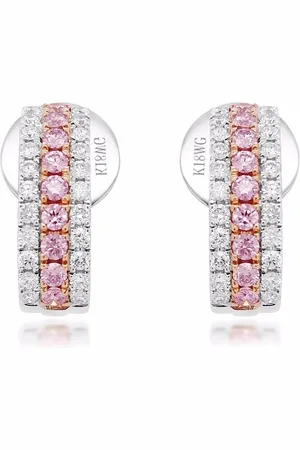 HYT Jewelry 18kt Weißgoldohrstecker mit Diamanten