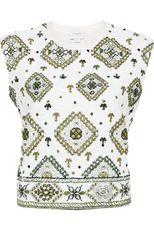 Giambattista Valli Tanktop mit Pailletten